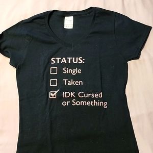 Perfect Christmas present FUN Women's black with glitter Girls Night shirt